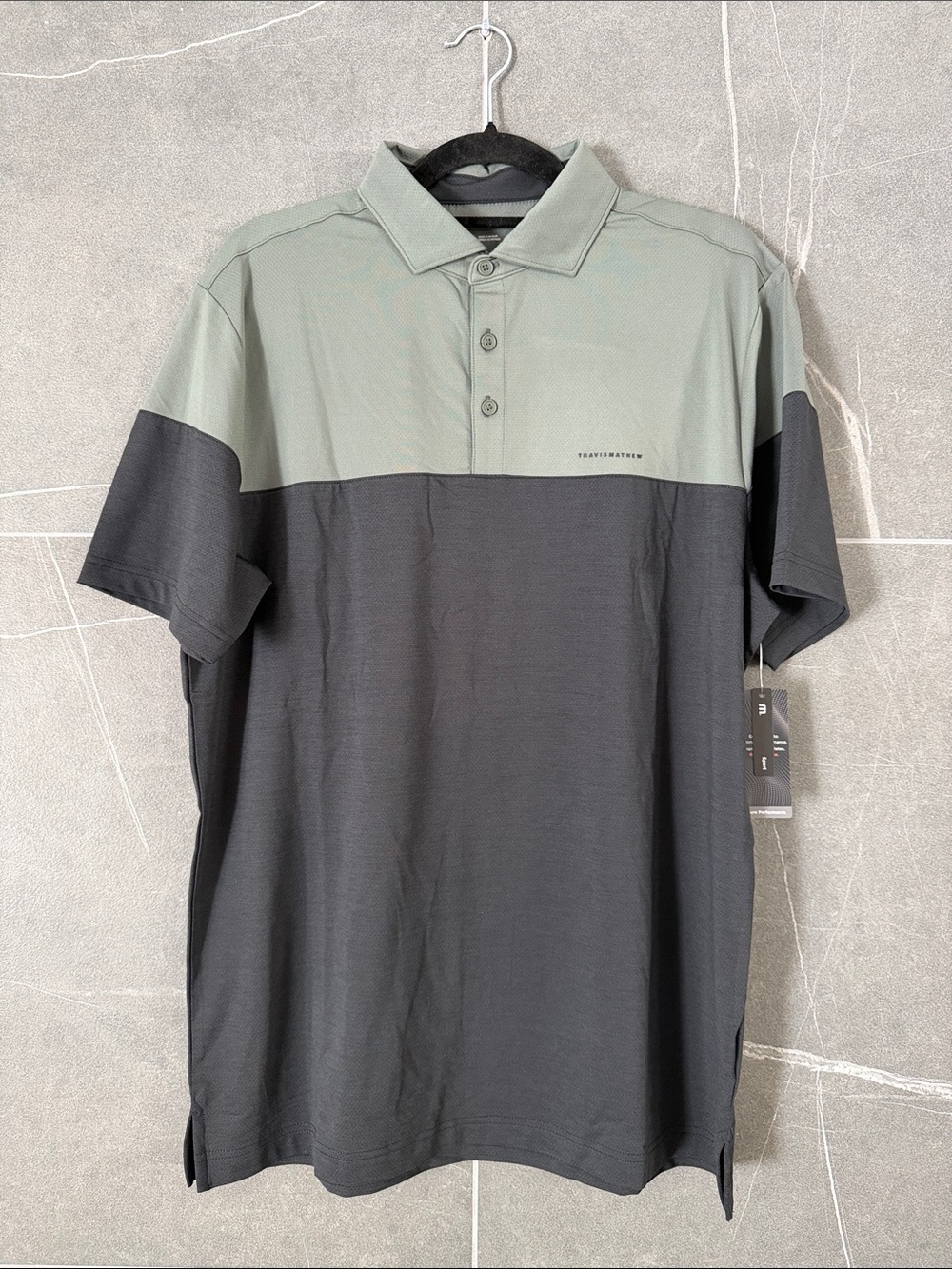 TravisMathew Heater Pro Color Block Polo - Men’s Large - NWT